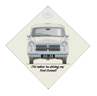 Ford Consul 1951-56 Car Window Hanging Sign